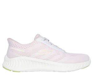 Skechers Slip-ins 125643/WPK White Pink GO WALK Now - Khloe Womens Casual Comfort Hands Free Slip On Shoes Trainers