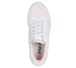 Skechers Slip-ins 125643/WPK White Pink GO WALK Now - Khloe Womens Casual Comfort Hands Free Slip On Shoes Trainers