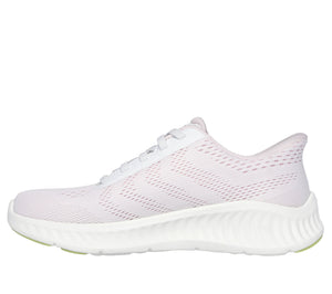 Skechers Slip-ins 125643/WPK White Pink GO WALK Now - Khloe Womens Casual Comfort Hands Free Slip On Shoes Trainers