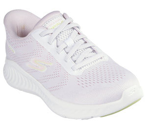Skechers Slip-ins 125643/WPK White Pink GO WALK Now - Khloe Womens Casual Comfort Hands Free Slip On Shoes Trainers
