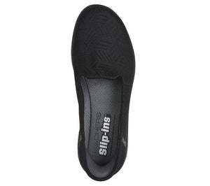 Skechers Slip - Ins 138182/BBK Black Womens On - The - Go Flex - Clover Hands Free Slip On  Trainers Shoes