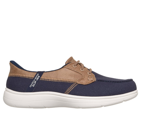 Skechers Slip - Ins 136536W/NVY Navy On The Go Flex - Palmilla Womens Casual Comfort Hands Free Slip On Shoes