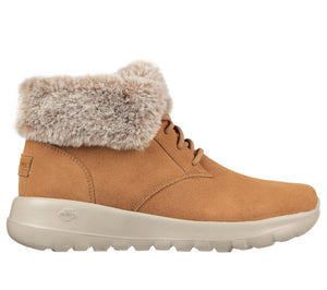 Skechers Womens 144042/CSNT Chestnut  On The Go Joy-Plush Dreams Casual Comfort Boots