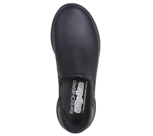 Skechers Slip Ins 149593/BBK Black Womens Ultra Flex 3.0 All Smooth Casual Comfort Slip On Shoes