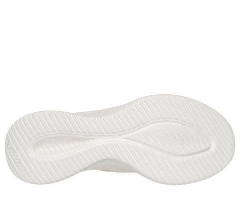 Skechers Slip - Ins 149710/NAT Natural Ultra Flex- Brilliant Path Womens Casual Comfort Hands Free Slip On Shoes