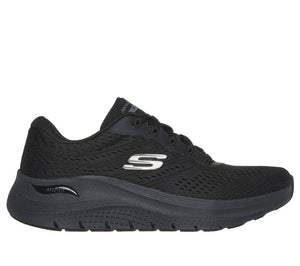 Skechers 150051/BBK Black Arch Fit 2.0 Big League Womens Lace Up Trainers