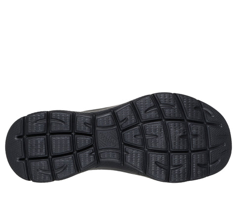 Skechers Slip - Ins 150128/BKGD Black Gold Summits - Classy Night Womens Casual Comfort Hands Free Slip On Shoes