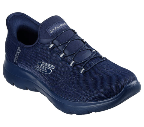 Skechers Slip - Ins 150128/DKNV Dark Navy Summits - Classy Night Womens Casual Comfort Hands Free Slip On Shoes