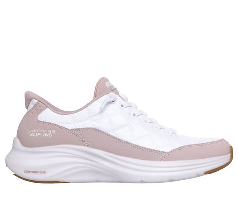 Skechers Slip - Ins 150404/LAV Lavender Contour Foam Womens Casual Comfort Hands Free Slip On Shoes