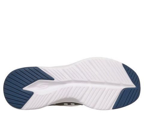 Skechers Slip - Ins 150404/WNV White Navy Contour Foam Womens Casual Comfort Hands Free Slip On Shoes