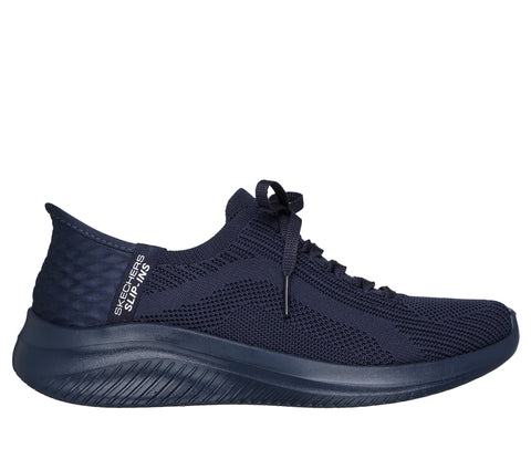 Skechers Slip - Ins 150447/DKNY Dark Navy Ultra Flex 3.0 - Pure Color Womens Casual Comfort Hands Free Slip On Shoes