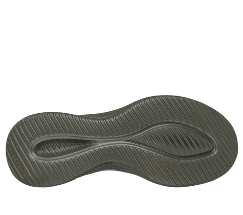 Skechers Slip - Ins 150447/OLV Olive Ultra Flex 3.0 - Pure Color Womens Casual Comfort Hands Free Slip On Shoes