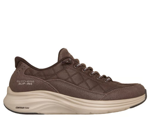 Skechers Slip - Ins 150507/CHOC Contour Foam Natural Ease Womens Casual Comfort Hands Free Slip On Shoes