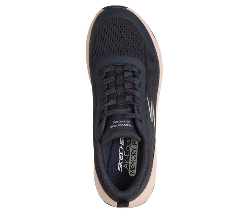 Skechers 150572/NVY Navy Skechers Plush Foam Womens Casual Comfort Lace Up Trainers