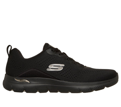 Skechers 150754/BBK Black Arch Fit Summits - Daily Flow Womens Lace Up Trainers