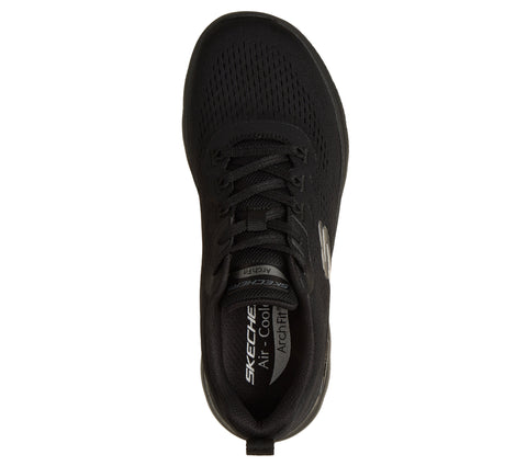 Skechers 150754/BBK Black Arch Fit Summits - Daily Flow Womens Lace Up Trainers