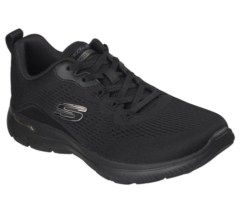 Skechers 150754/BBK Black Arch Fit Summits - Daily Flow Womens Lace Up Trainers