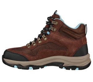 Skechers Womens 167008/CHOC Chocolate Brown Trego-Base Camp Waterproof Walking Boots