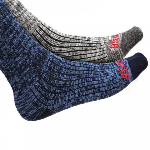 Grisport Mens Merino Wool Outdoor Socks Size 39-42 2 Pair Pack