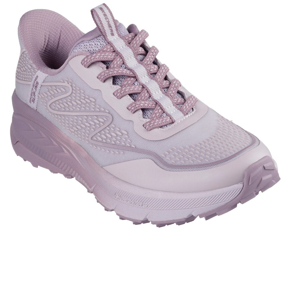 Skechers Slip-Ins 180157/PMLT Pink Multi  Switch Back Mist Womens Casual Comfort Hands Free Slip On Walking Trainers