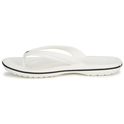 Crocs Crocband Flip White Unisex Mens Womens Light Easy to Wear Flip Flops