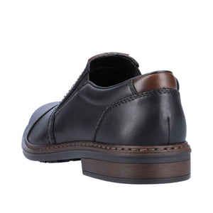 Rieker 17659-00 Black Mens Casual Comfort Slip On Shoes
