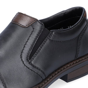 Rieker 17659-00 Black Mens Casual Comfort Slip On Shoes