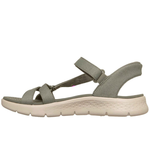 Skechers Slip Ins 141481/SAGE Sage GO WALK Flex Sandal - Illuminate Womens Casual Comfort Hands Free Sandal