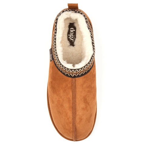 Lazy Dogz Patrick Tan Mens Comfort Slip On Mule Slippers