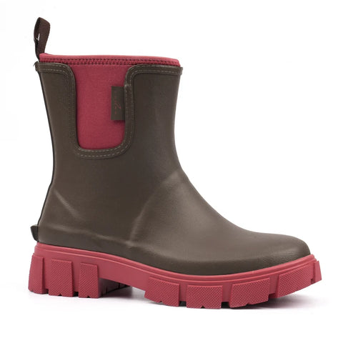 Lunar Rapid Brown Womens Ankle Wellington Boots