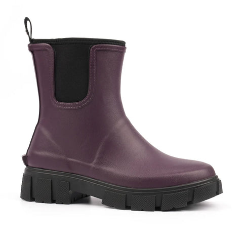Lunar Lake Plum Womens Ankle Wellington Boots