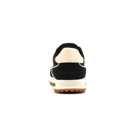 Lunar Jaz Black Womens Lace Up Trainers