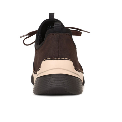 Rieker 45973-25 Brown/Black Womens Casual Comfort Lace Up Trainers