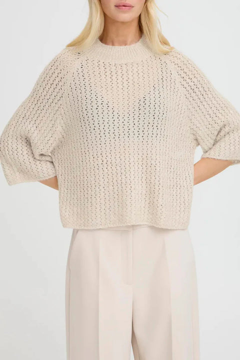 B.YOUNG BYOLIVA JUMPER 20818268 OATMEAL