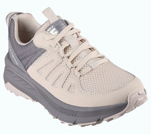 Skechers Womens 180162/ NTGY Natural Grey Switch Back- Cascades Lace Up Trainers