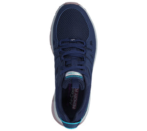 Skechers Womens 180162/NVY Navy Switch Back- Cascades Lace Up Trainers