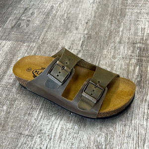 Plakton Malaga Mid 340010 Kaki Womens Casual Stylish Open Toe Sandals