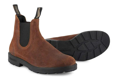 Blundstone 1911 Tobacco Unisex Premium Waxed Suede Stylish Chelsea Boots