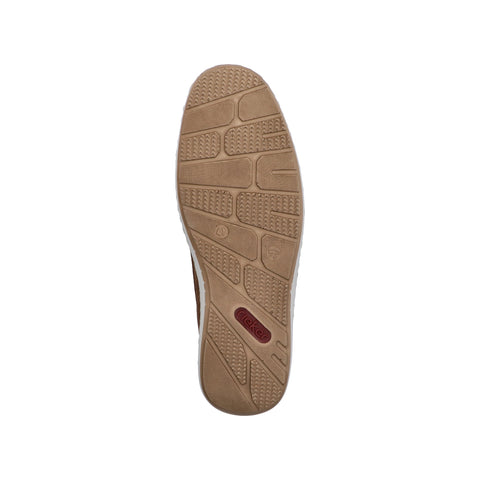 Rieker 08816-24 Mens Brown Casual Comfort Lace Up Boat Deck Shoes