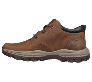 Skechers 204921/DSRT Dessert Knowlson- Ramhurst Mens Casual Comfort Leather Elastic Lace Ankle Boots