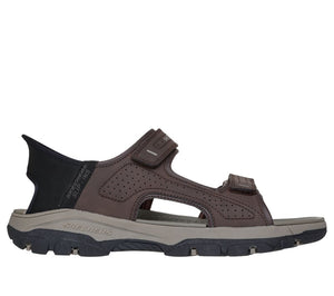 Skechers Slip Ins 205289/CHOC Chocolate Relaxed Fit Tresmen Reece Mens Casual Comfort Hands Free Slip On Sandals