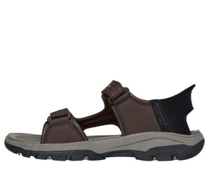 Skechers Slip Ins 205289/CHOC Chocolate Relaxed Fit Tresmen Reece Mens Casual Comfort Hands Free Slip On Sandals