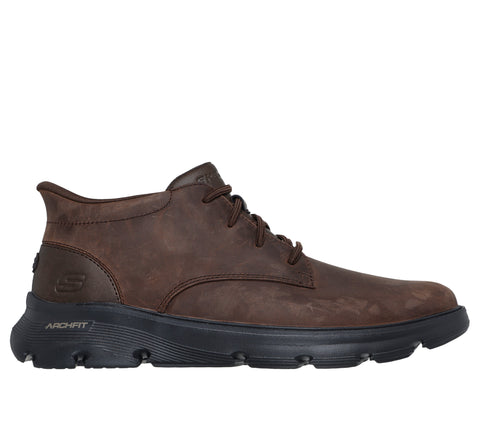 Skechers Slip - Ins 205514/COC Cocoa Relaxed Fit Arch Fit Garza Casual Comfort Hands Free Boots