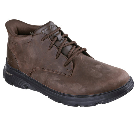 Skechers Slip - Ins 205514/COC Cocoa Relaxed Fit Arch Fit Garza Casual Comfort Hands Free Boots