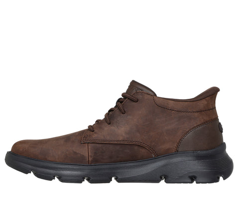 Skechers Slip - Ins 205514/COC Cocoa Relaxed Fit Arch Fit Garza Casual Comfort Hands Free Boots
