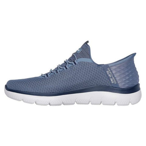 Skechers Slip Ins 232457/SLT Slate Summits - High Range Mens Casual Comfort Hands Free Slip On Elastic Lace Trainers