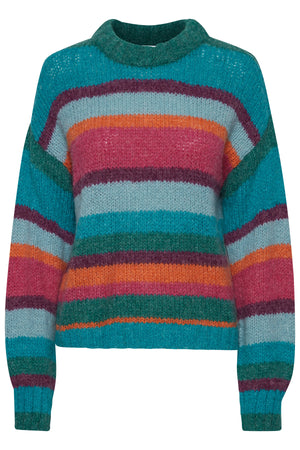 B.Young Womens 20812511 ByOmira Stripe Jumper