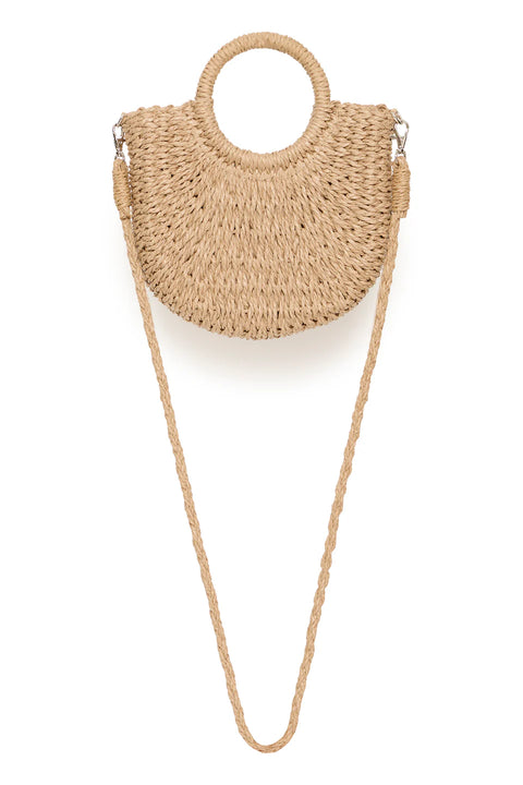 B.Young 20818876 Byvashti Natural Straw Bag