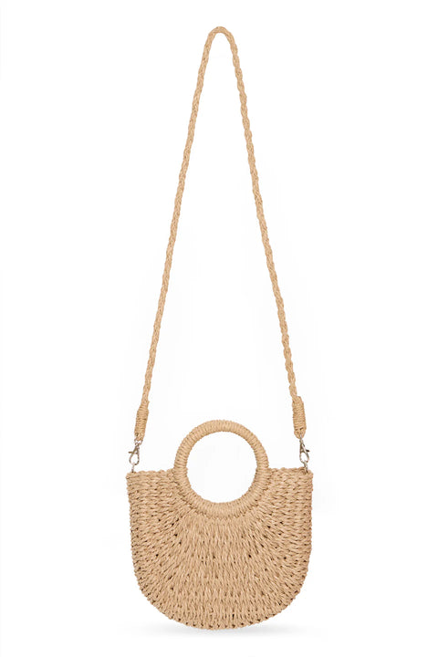 B.Young 20818876 Byvashti Natural Straw Bag