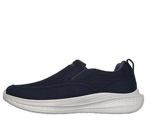 Skechers 210791/NVY Navy Mens Relaxed Fit Slip On Trainers